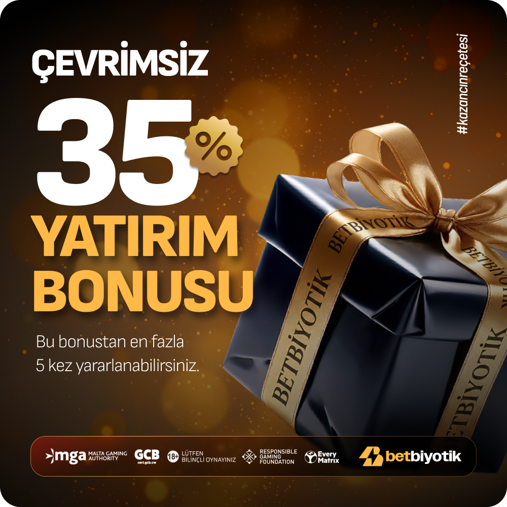 %35 Çevrimsiz Yatırım Bonusu